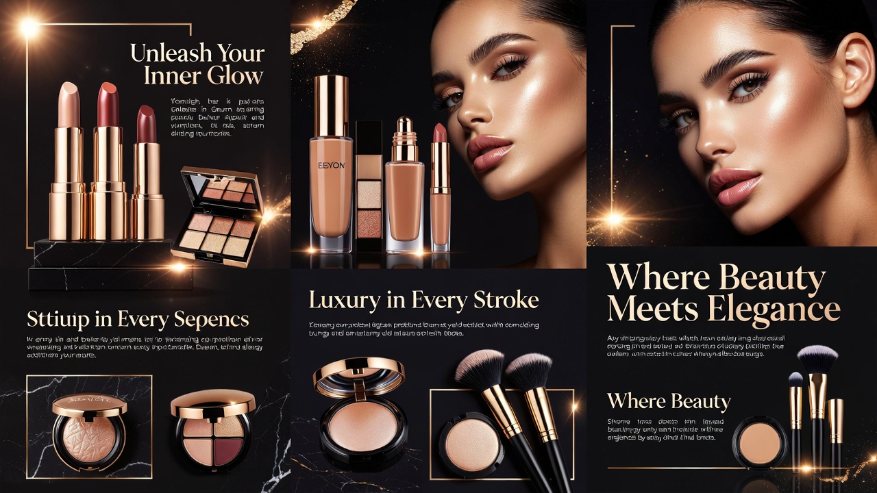 Make up graphic design 