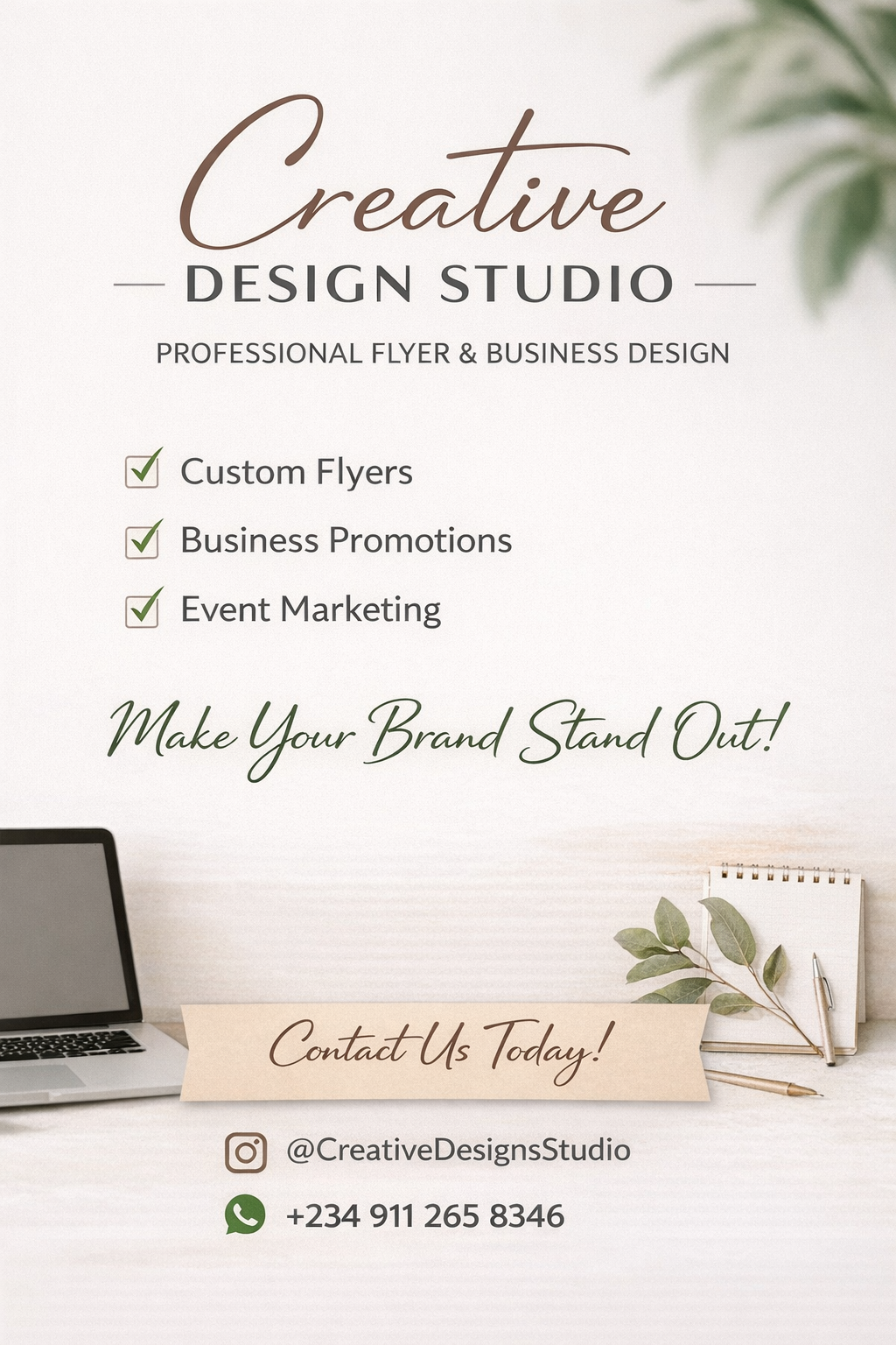 “Professional Flyer & Digital Design for Businesses & Creators”