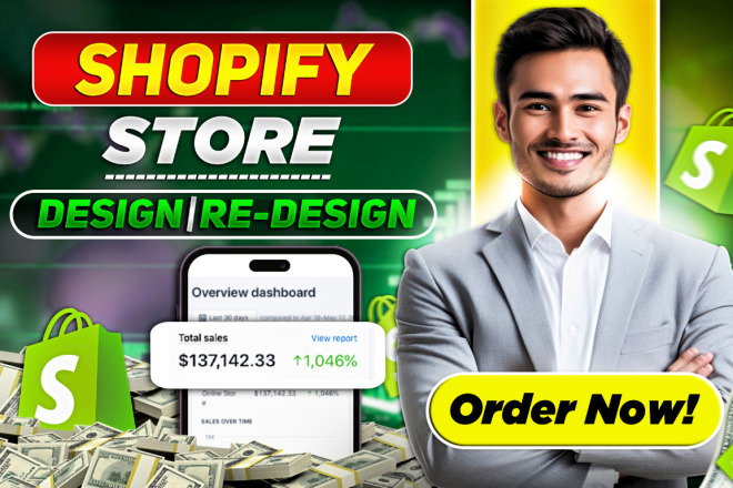 I will build a modern shopify store with winning products and automation