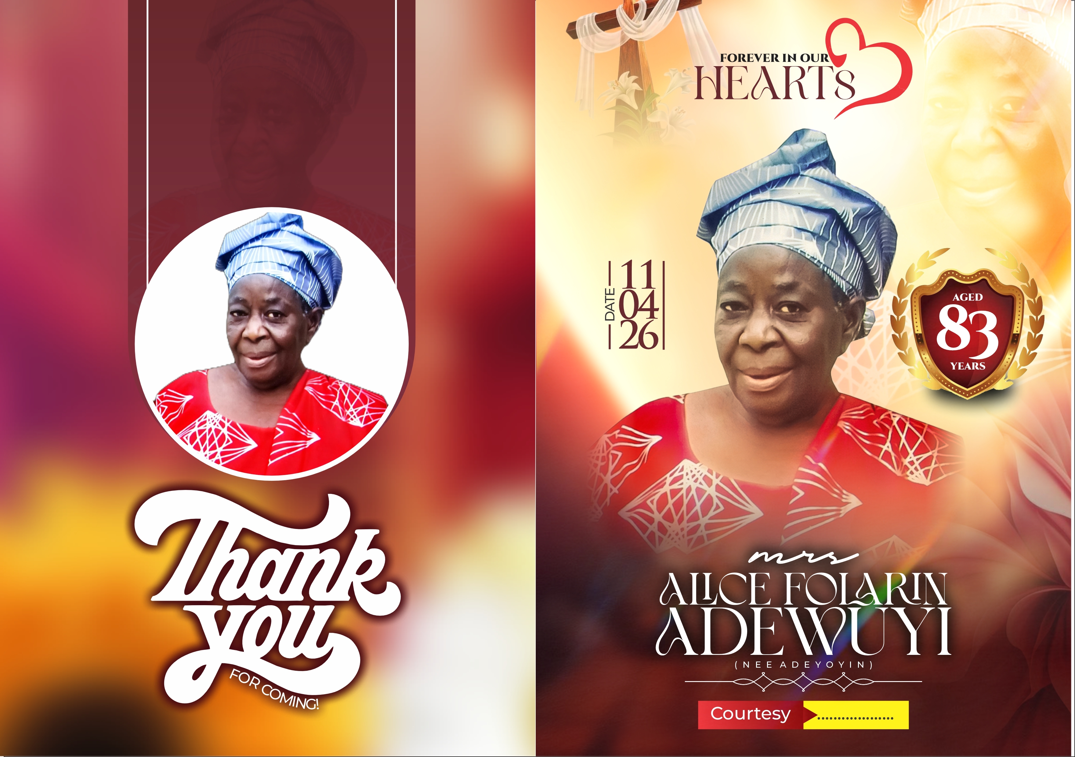 I will design a professional and eye-catching flyer, poster, social media banner, and logo for your business, event, church program, or brand using CorelDRAW and Photoshop with high quality and fast d