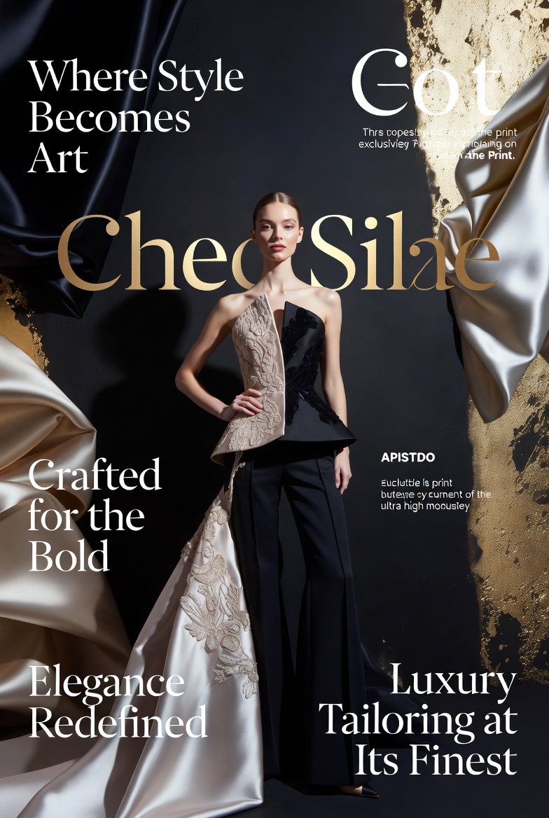 Fashion design flyer 